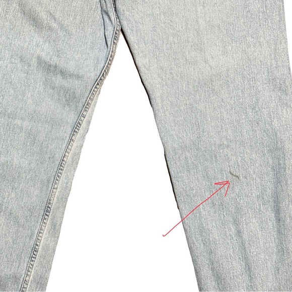 LEVI’S 505 Regular Fit Straight Leg Light Stonewash Blue Jeans Size 38 x 34 - Picture 9 of 10